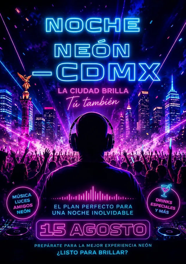 Pieza de Eventos diseñada por RPH — Póster